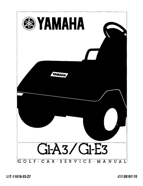 Product picture Yamaha G1 Golf Cart 1983-1989 Service Repair & Owners Manual
